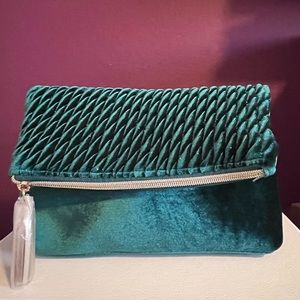 Green Sparkle Party Clutch
